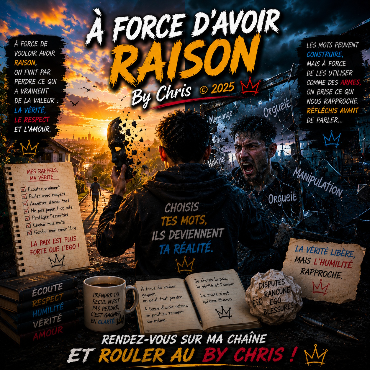 À force d'avoir raison